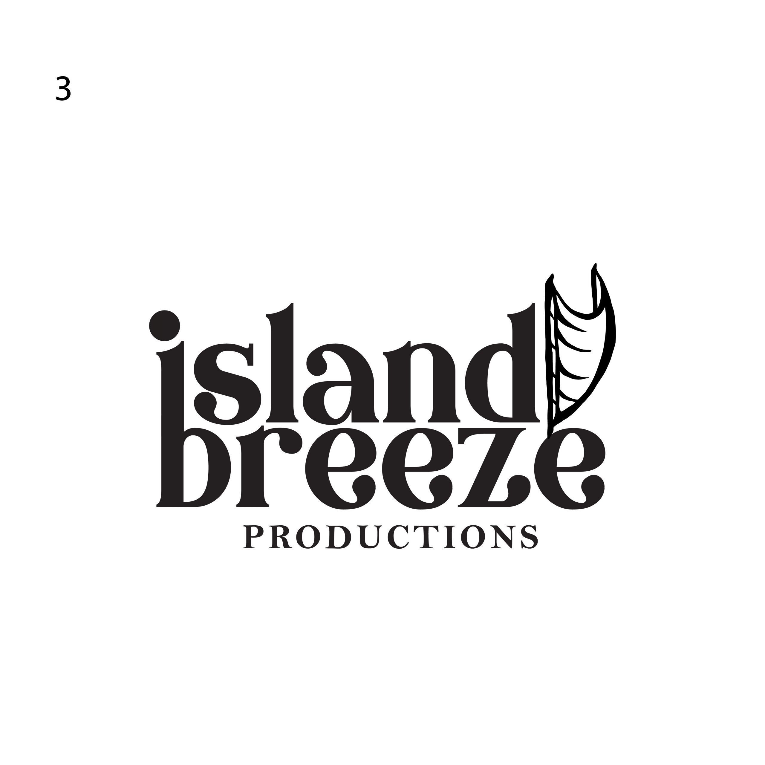 Island Breeze Logo Patino Graphic Design